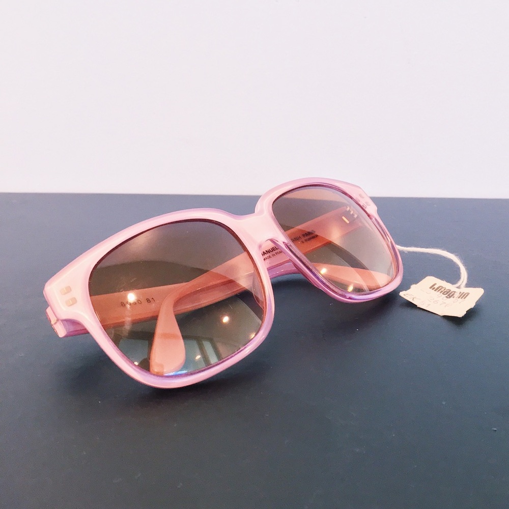 Emmanuelle Khanh Paris Vintage Pink Sunglasses